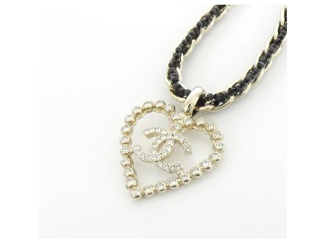 Collar Negro y Dorado Chanel ABF453 - vista 3