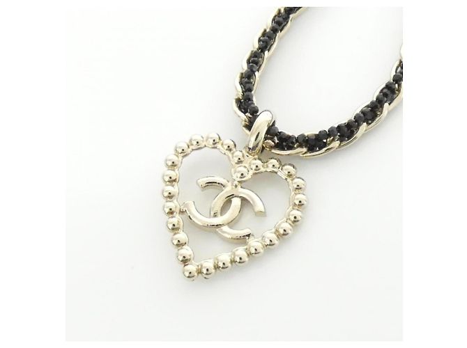 Collar Negro y Dorado Chanel ABF453 - vista 4