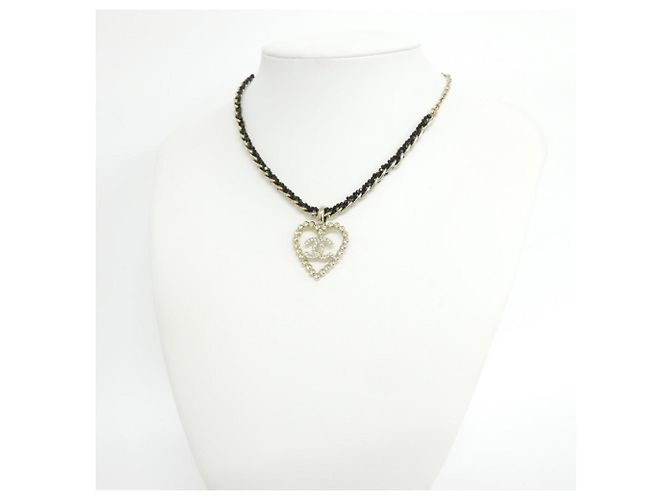 Collar Negro y Dorado Chanel ABF453 - vista 6