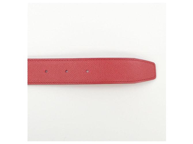 Cintura reversibile Hermès Rosso - vista 4