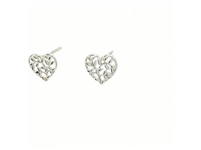 Tiffany & Co Tiffany Olivenblatt Herz Ohrringe - Ansicht 2