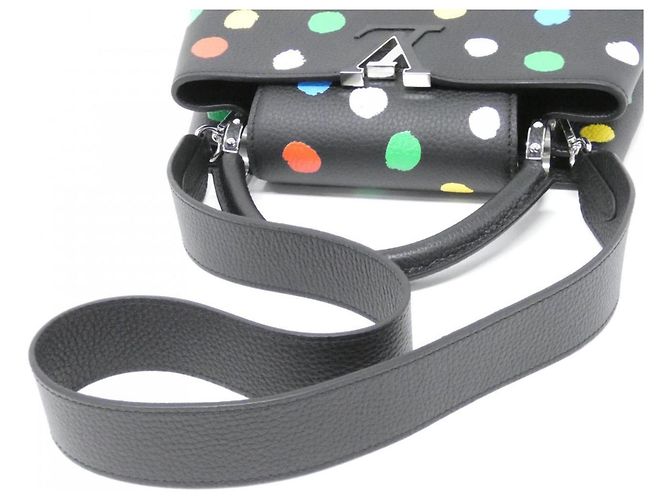 Borsa Capucines MM Louis Vuitton Nero Multicolore - vista 5
