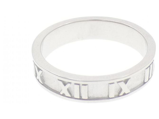 Tiffany & Co Anello Tiffany Atlas in oro bianco 18K - vista 3