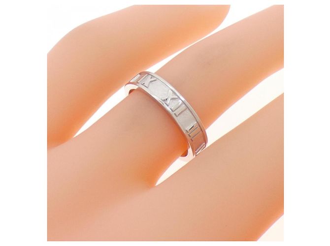 Tiffany & Co Anello Tiffany Atlas in oro bianco 18K - vista 5