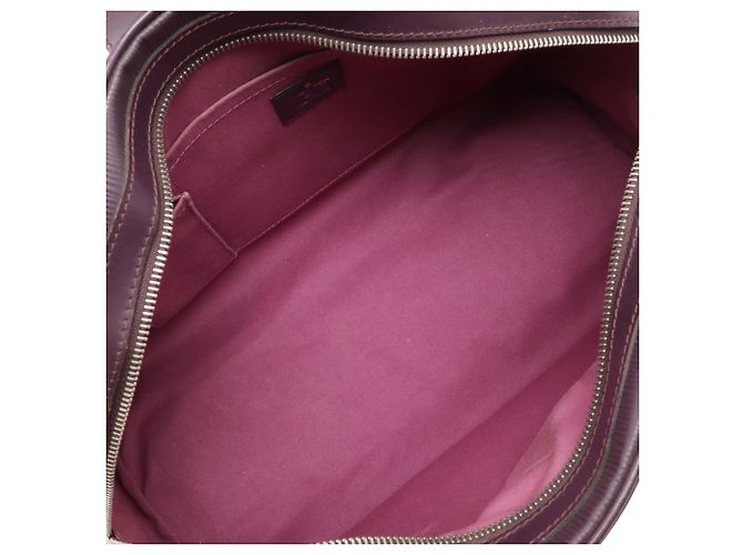 Borsa Louis Vuitton Epi Bowling Montaigne GM Viola scuro - vista 8