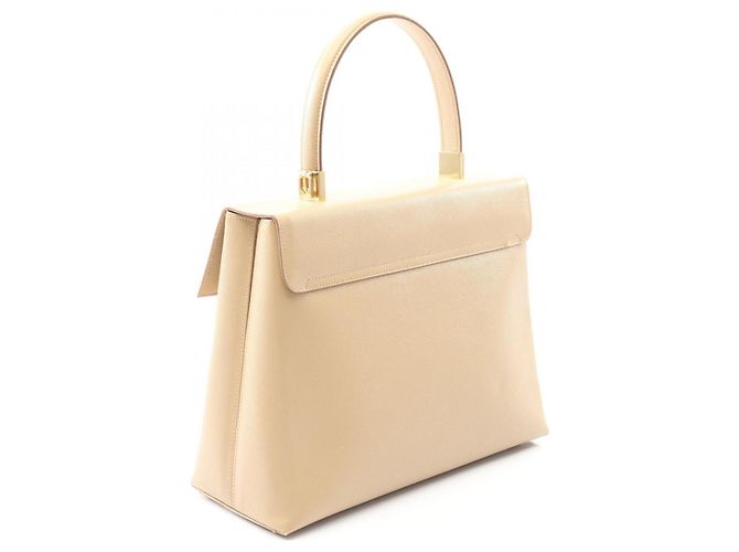 Borsa Gancini Salvatore Ferragamo Beige - vista 2