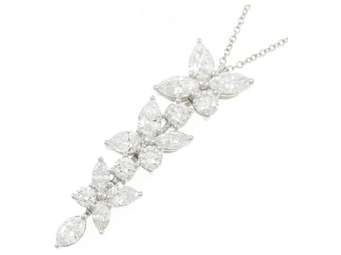 Tiffany & Co Collana a goccia Tiffany Victoria Mix Cluster - vista 3
