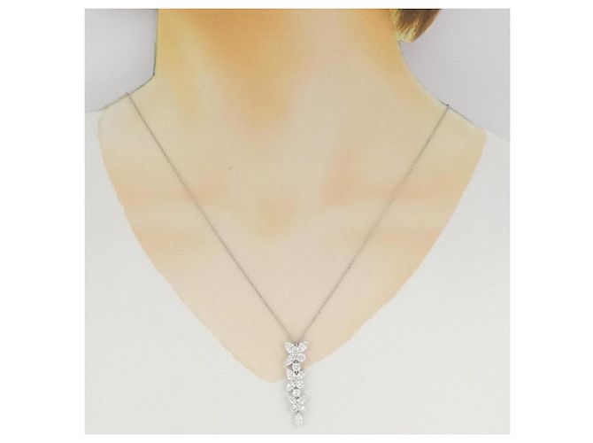Tiffany & Co Collana a goccia Tiffany Victoria Mix Cluster - vista 6