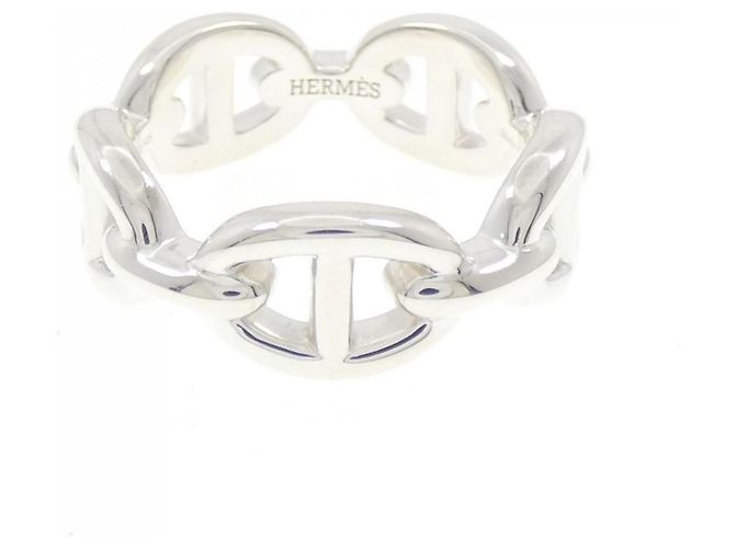 Hermès Chaine d'Ancre Enchaine Ring Silber - Ansicht 2