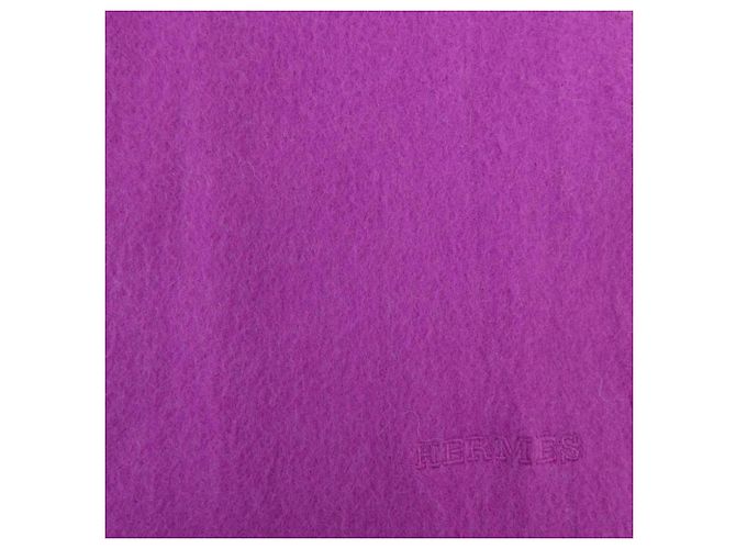 Sciarpa in cashmere viola Hermès Porpora - vista 4