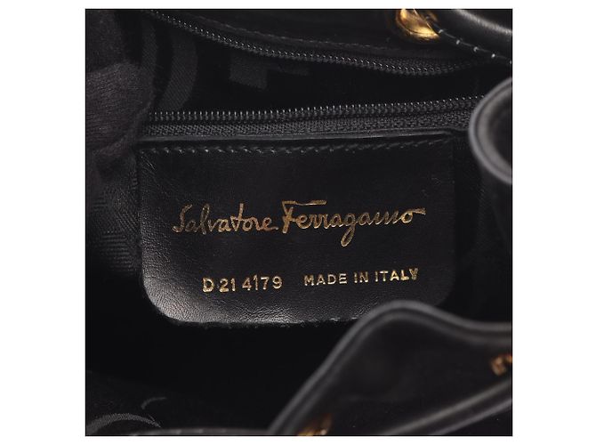 Borsa a Spalla Vara di Salvatore Ferragamo Nero - vista 4