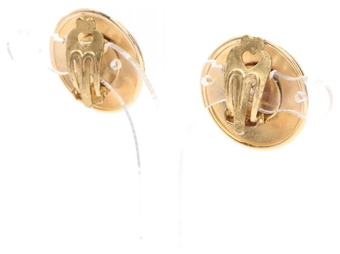 Goldplattierte Clip-Ohrringe von Hermès Golden - Ansicht 2