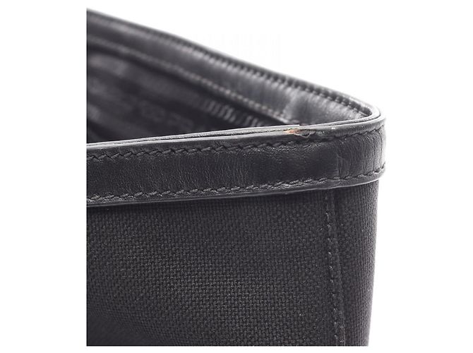 Prada Logo Jacquard Tote Bag Schwarz - Ansicht 14