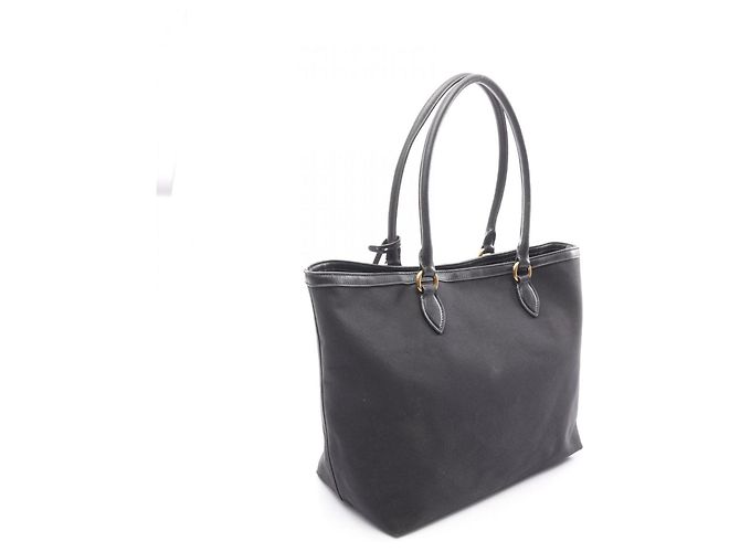 Prada Logo Jacquard Tote Bag Schwarz - Ansicht 2