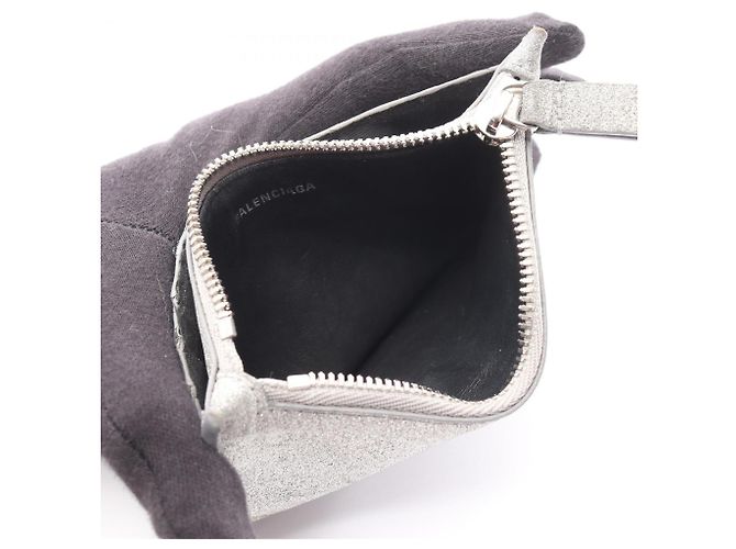 Tarjetero Balenciaga Everyday Plata - vista 3