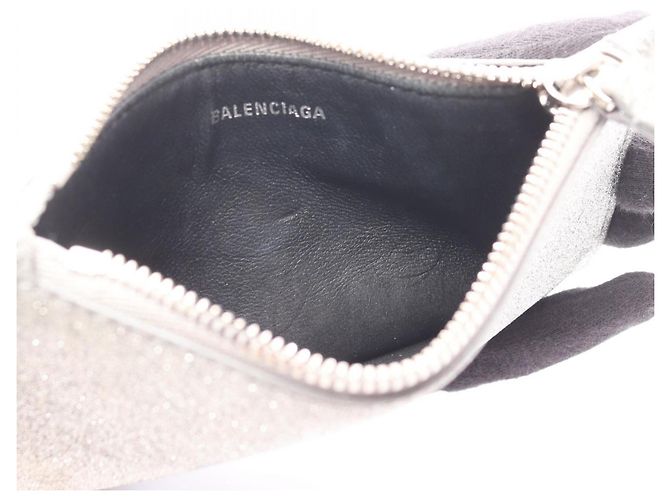Tarjetero Balenciaga Everyday Plata - vista 5