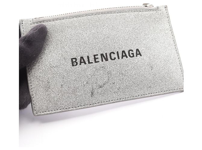 Tarjetero Balenciaga Everyday Plata - vista 7