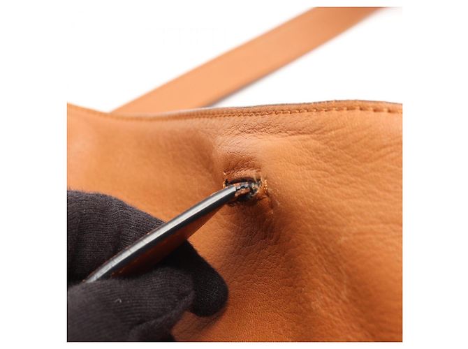 Bolso Tote Pequeño Loewe East West Shopper Castaño - vista 9