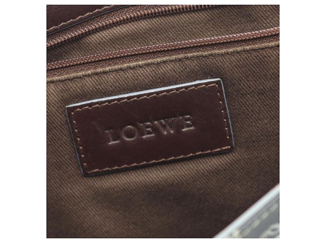 Anagram Schultertasche von Loewe Braun Blau - Ansicht 4