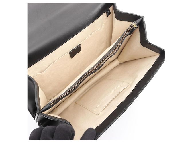 Borsa Gucci Bamboo Dionysus Nero Rosso Verde - vista 3