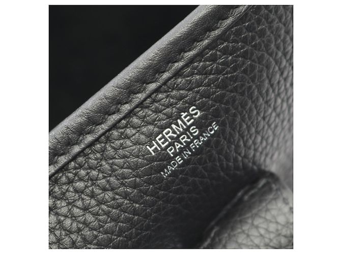 Borsa a Spalla Hermès Evelyn 3 Trois PM Nero - vista 4