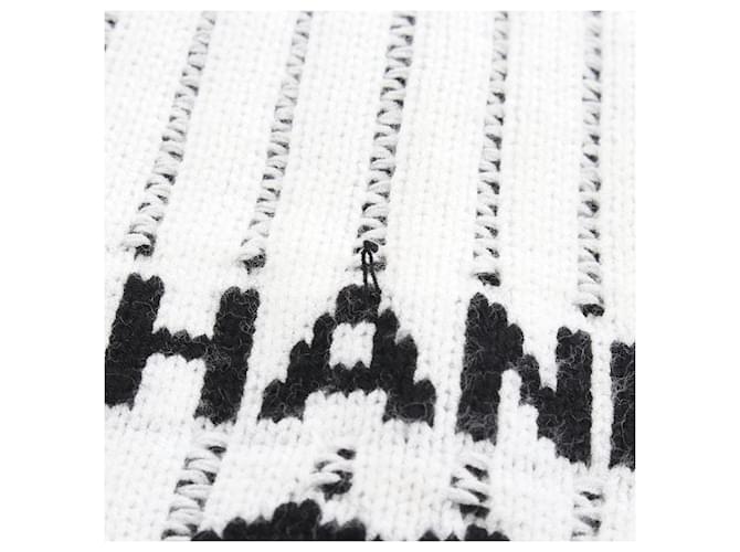 Gaiter Chanel com a Marca Coco Preto Branco - vista 5