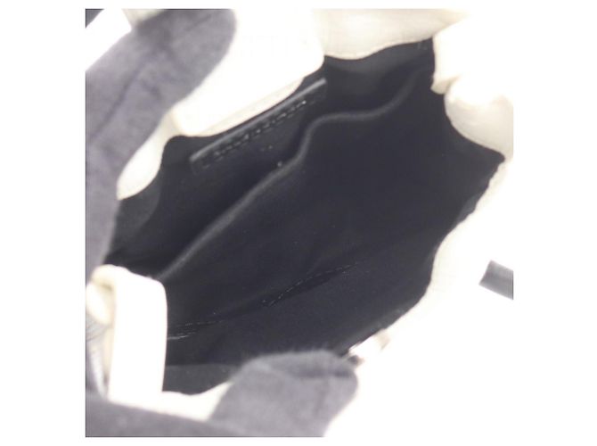 Borsa a Spalla in Pelle Balenciaga Nero Bianco - vista 3