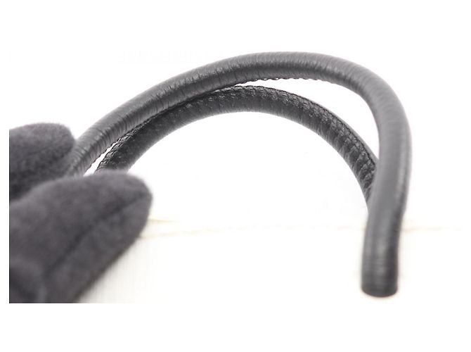 Borsa a Spalla in Pelle Balenciaga Nero Bianco - vista 7