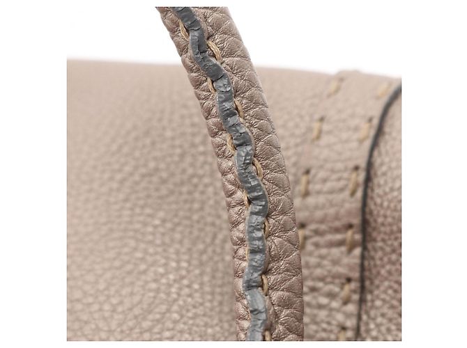 Borsa Fendi Selleria Mini Linda Beige - vista 6