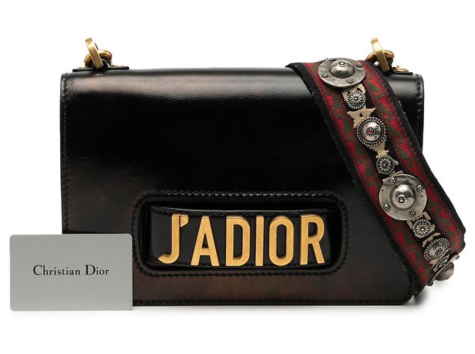 Dior Borsa a Flap JAdior in Pelle Nera Nero - vista 8