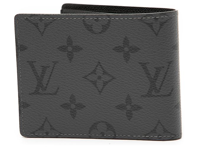 Portafoglio Slender Monogram Eclipse Reverse Louis Vuitton Grigio Marrone - vista 2