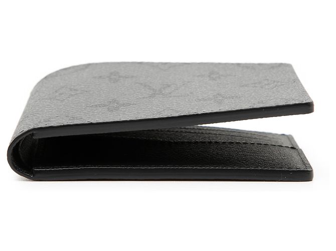 Portafoglio Slender Monogram Eclipse Reverse Louis Vuitton Grigio Marrone - vista 3