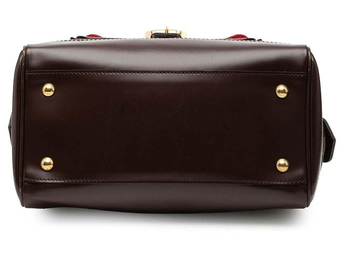 Louis Vuitton Marrone Damier Ebene Knightsbridge - vista 3