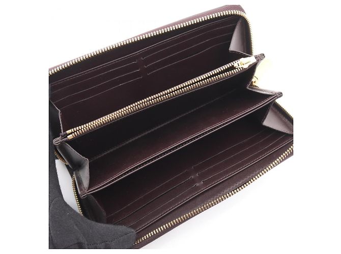 Cartera Zippy Vernis Louis Vuitton Burdeos Púrpura - vista 3