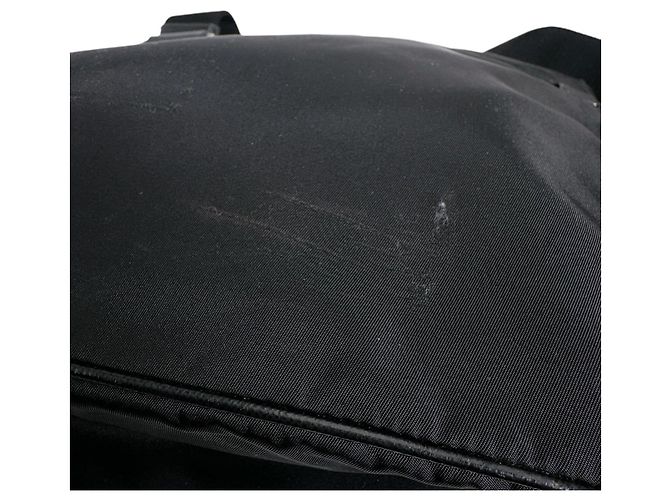 Borsa a Spalla in Nylon Nero Prada - vista 11