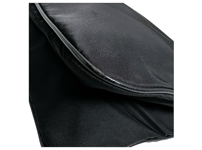 Borsa a Spalla in Nylon Nero Prada - vista 15