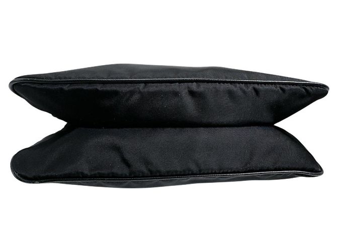 Borsa a Spalla in Nylon Nero Prada - vista 5