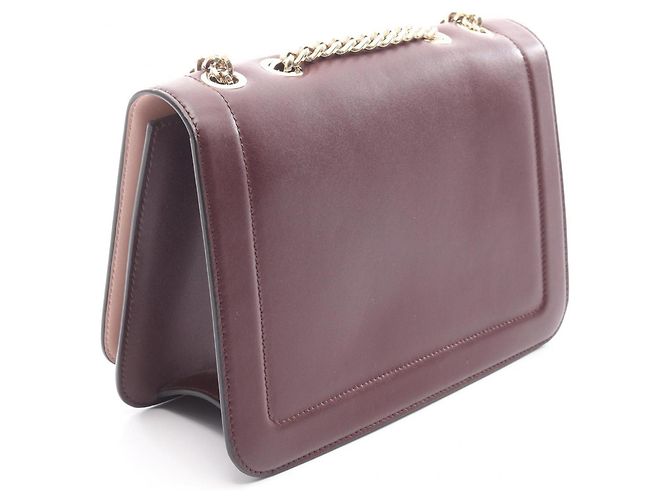 Borsa a Spalla Vara Ribbon di Salvatore Ferragamo Bordò - vista 2