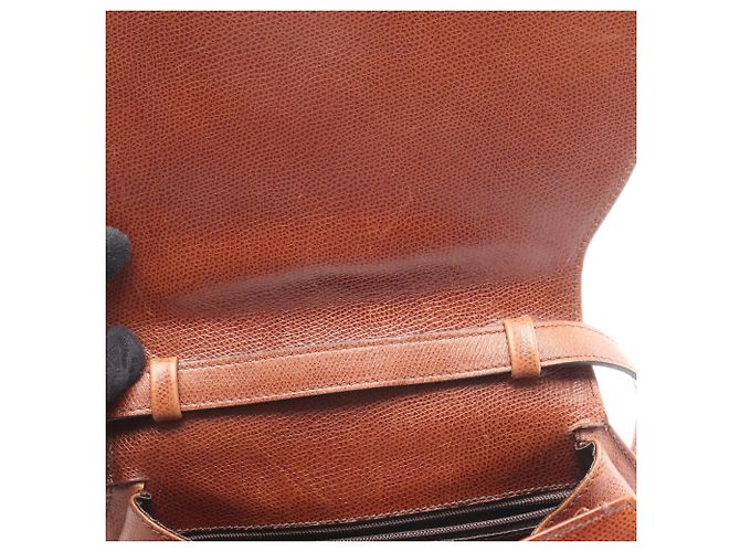 Borsa a Spalla Gancini Salvatore Ferragamo Marrone - vista 5