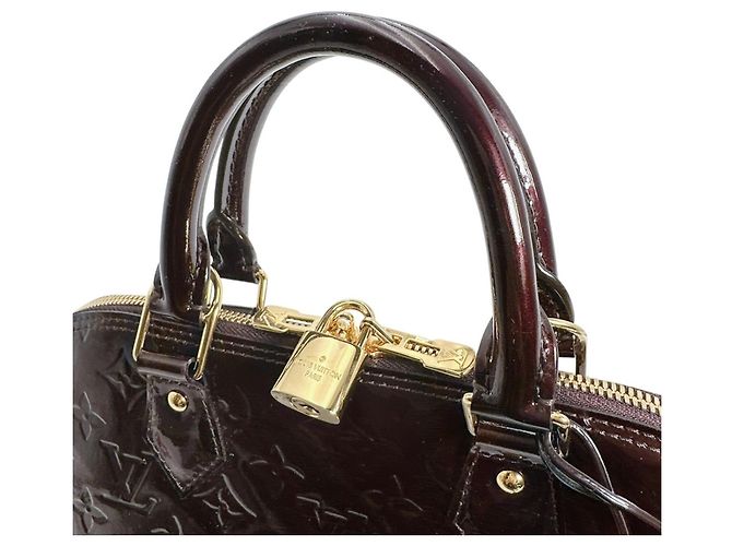 Borsa Alma PM Louis Vuitton Rosso Bordò - vista 11