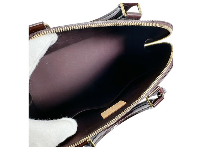 Borsa Alma PM Louis Vuitton Rosso Bordò - vista 12