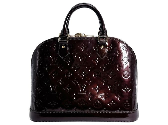 Borsa Alma PM Louis Vuitton Rosso Bordò - vista 2