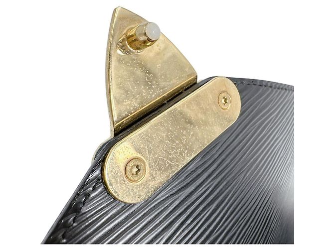 Borsa a Spalla Monceau in Pelle Epi Louis Vuitton Nero - vista 14