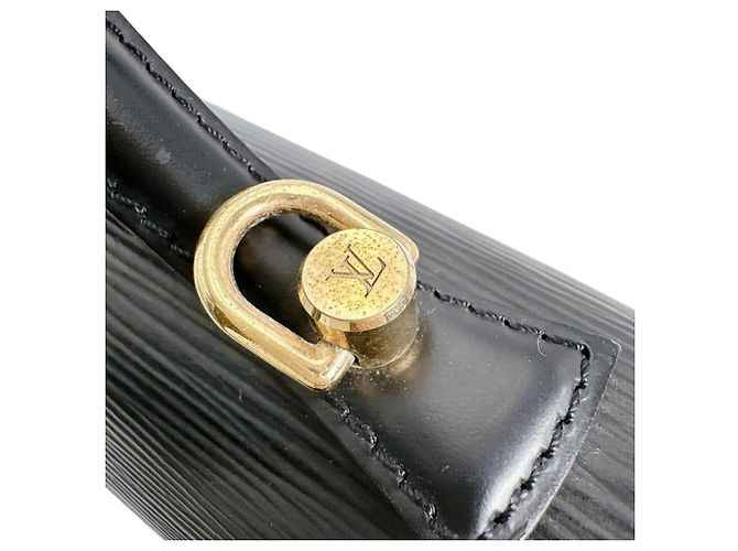 Borsa a Spalla Monceau in Pelle Epi Louis Vuitton Nero - vista 15