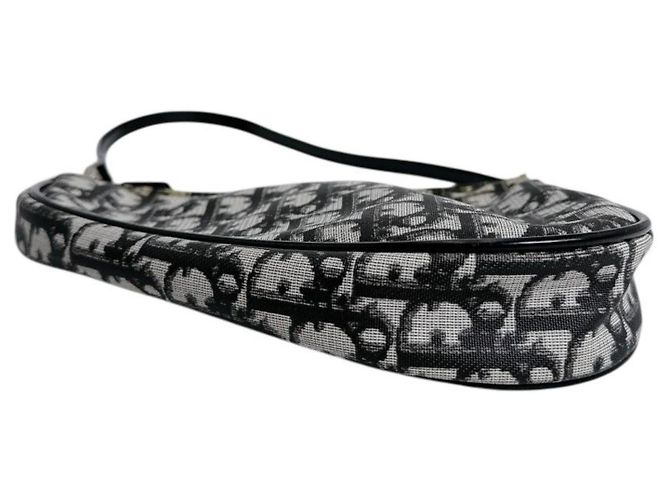 Pochette Accessorio Trotter Saddle Bag Christian Dior in Nero - vista 4