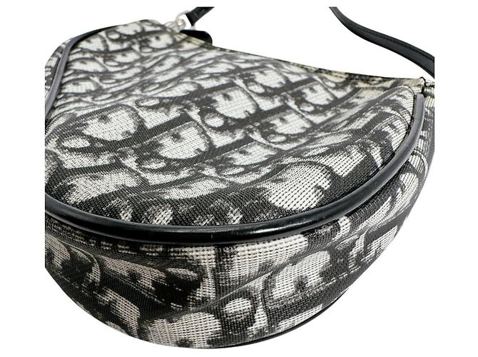 Pochette Accessorio Trotter Saddle Bag Christian Dior in Nero - vista 5