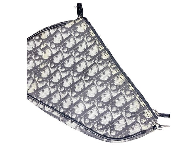 Pochette Accessorio Trotter Saddle Bag Christian Dior in Nero - vista 9