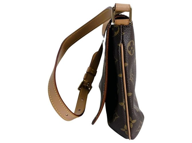 Borsa a spalla corta Musette Tango Louis Vuitton Marrone - vista 4