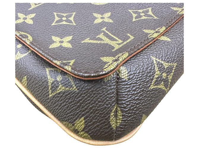 Borsa a spalla corta Musette Tango Louis Vuitton Marrone - vista 7