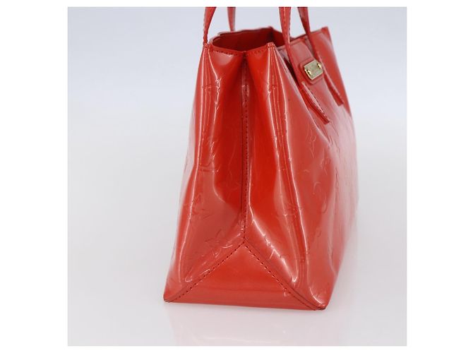 Borsa a mano Wilshire Monogram Vernis PM Louis Vuitton Arancione - vista 3